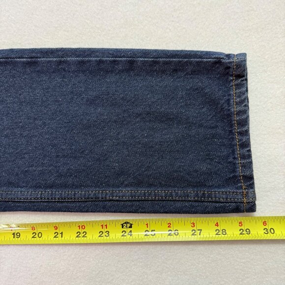 Free Planet Men's Casual Tapered Regular Fit Mid Rise Blue Denim Jean 32x30 NWT - Picture 9 of 10